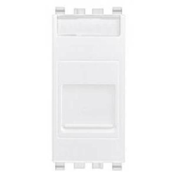 vimar vimar eikon presa rj45 cat6 utp con portello antipolvere 20337.6.b - foto 1