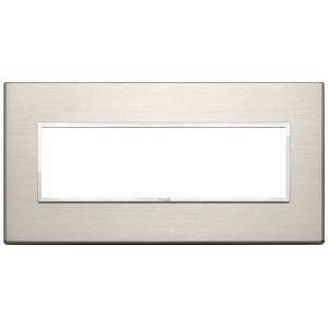 Eikon evo placca 7 moduli color bronzo chiaro 21657.04