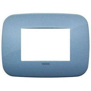 Arke' placca round 3 moduli blu 19683.86