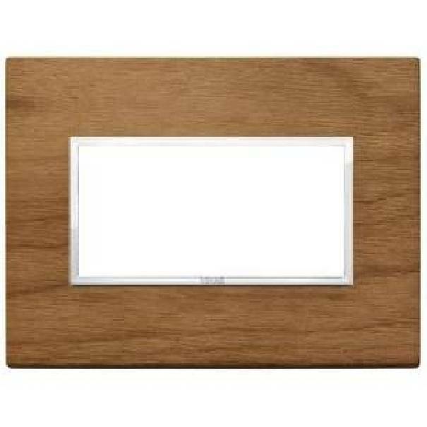 vimar vimar eikon evo placca 4 moduli color noce italiano 21654.31 - foto 1
