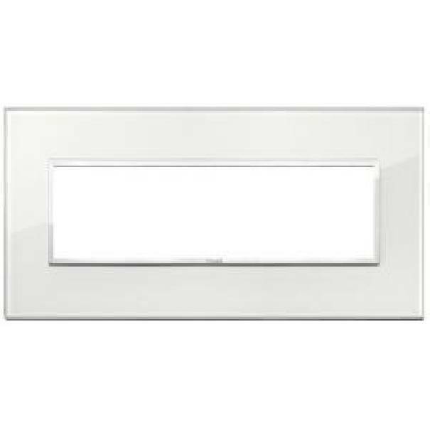 vimar vimar eikon evo placca 7 moduli bianco diamante 21657.70 - foto 1