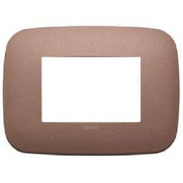 vimar vimar arke' placca round 3 moduli colore bronzo matt 19683.24 - foto 1