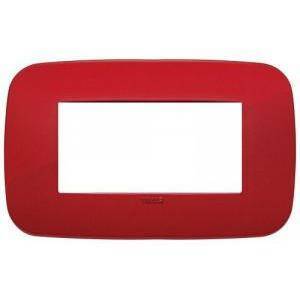 Arke' placca round 4 moduli colore rosso 19684.85