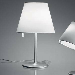 Lampada da tavolo melampo 104w attacco e27 colore grigio alluminio 0315010a