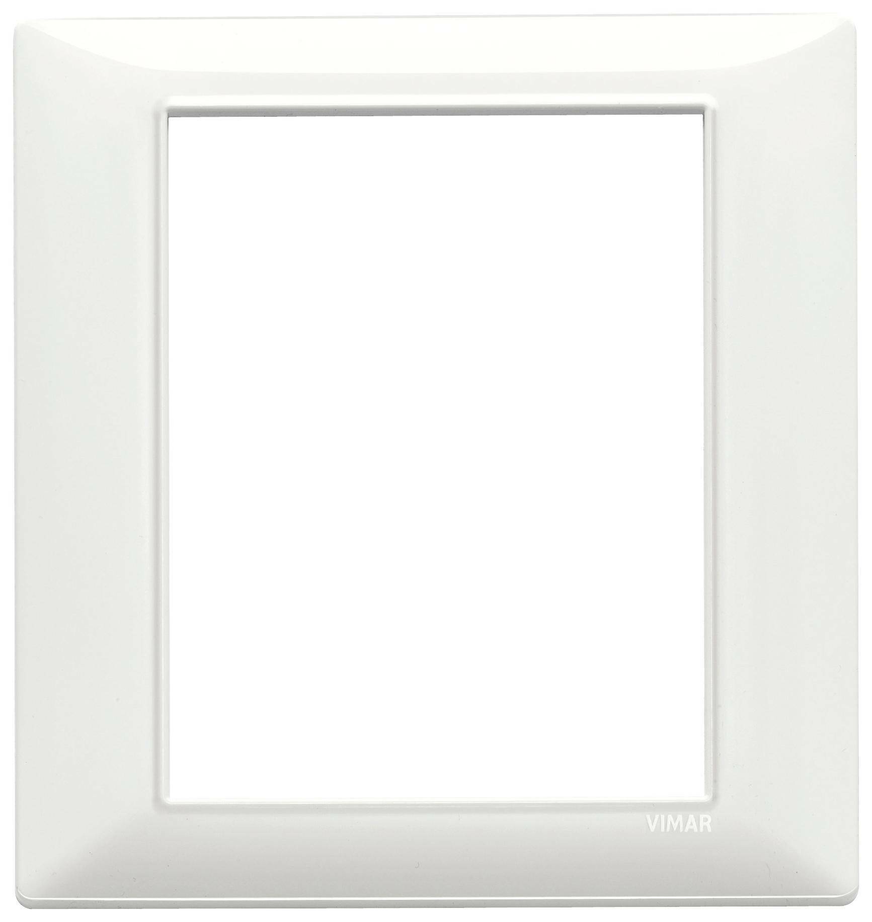 vimar vimar plana placca tecnopolimero 8 moduli colore bianco 14668.01 - foto 1