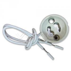 Portalampada gu10 in ceramica con cavo 3423