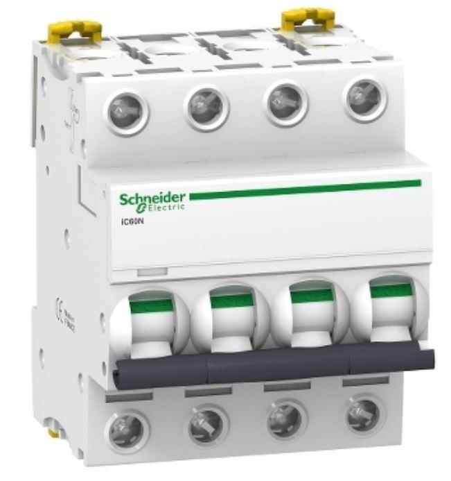 Interruttore magnetotermico Schneider Electric Acti9 iC60N 4P 40A 6000A curva C -A9F79440 01