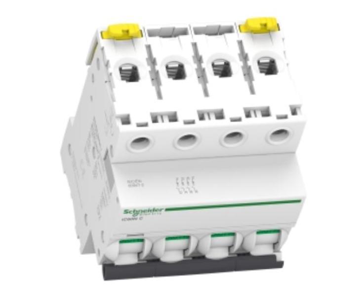 Interruttore magnetotermico Schneider Electric Acti9 iC60N 4P 10A 6000A curva C -A9F79410 02