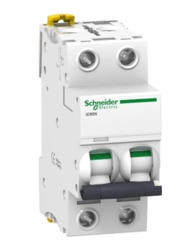 Interruttore magnetotermico Schneider Electric Acti9 iC60N 2P 25A 6000A curva C -A9F79225 01