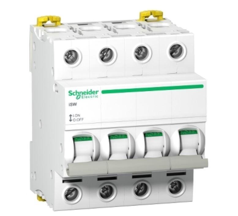 Interruttore sezionatore Schneider Electric Acti9 iSW 4P 63A - A9S65463 01