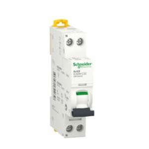 Interruttore magnetotermico  acti9 ic40n 1p+n 32a 6000a curva c - a9p54632