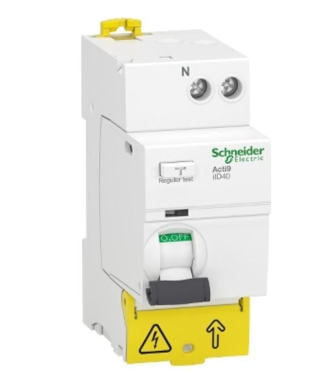 Interruttore differenziale Schneider Electric Acti9 iLD40 2P 25A 30mA Tipo A-SI - A9R83625 01