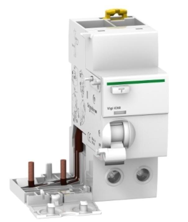Blocco differenziale Schneider Electric Acti9 Vigi iC60 2P 63A 30mA Tipo A - A9V51263 01