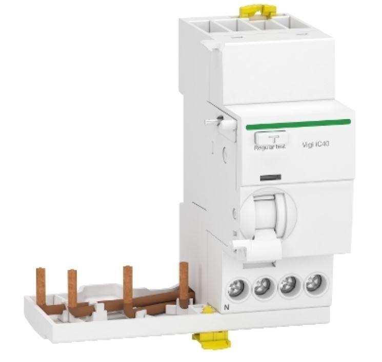 Blocco differenziale singole partenze Schneider Electric Acti9 Vigi iC40 3P+N 25A 30mA Tipo AC -A9Y82725 01