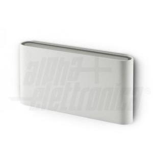 Applique led  twin 12w 3/4/6k ip54 bianco - jo480w-40cct