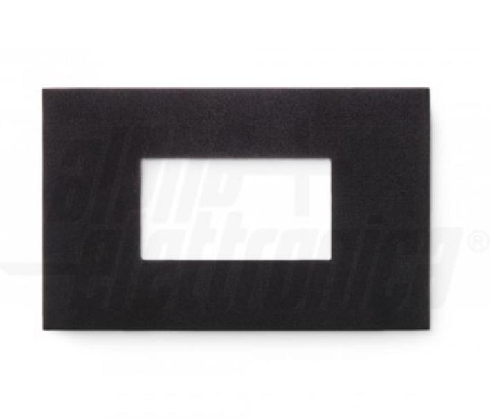 Cornice segnapasso Alpha Elettronica Magica per articolo JO490 nero - JO490B 01