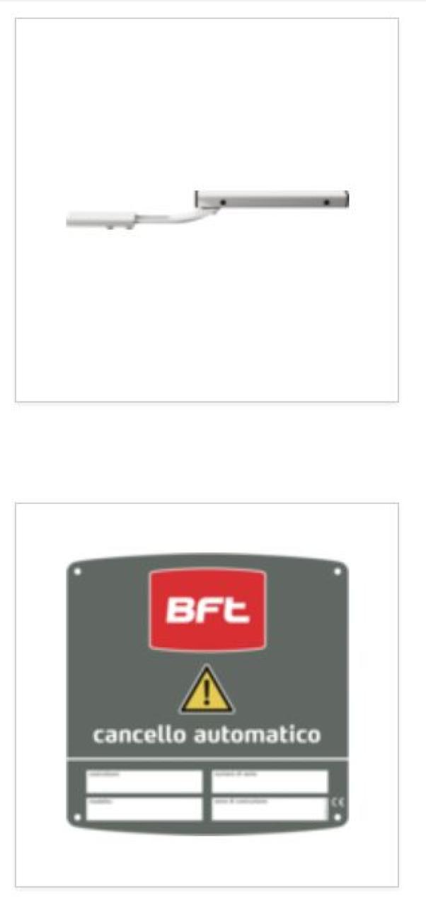 Kit per cancelli pedonali Bft E5 SMART BT KIT A12 - 24V fino a 80Kg - R930153 00003 05