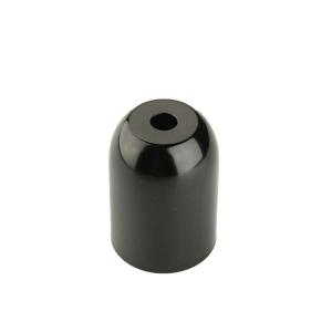 Bicchiere cilindrico  attacco e27 62x45 mm nero - 0149/ne