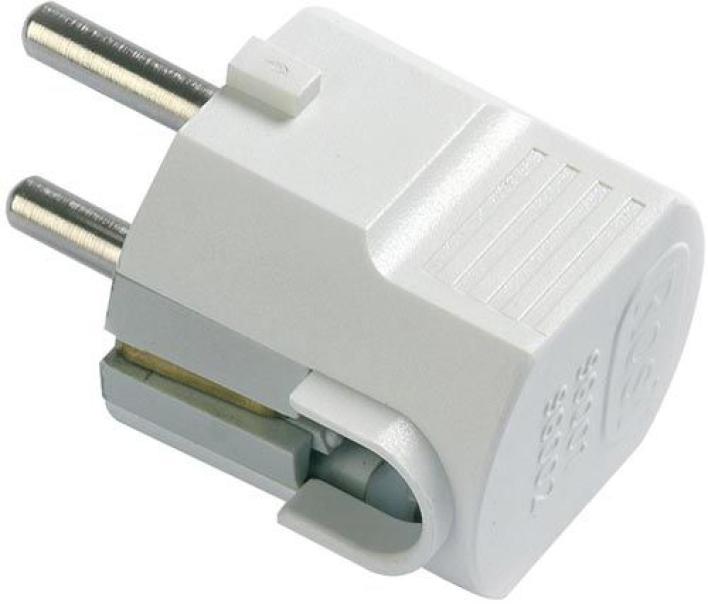 rosi rosi materiale elettrico spina volante schuko 2p+t 16a bianca 80070 rs96001 - foto 1
