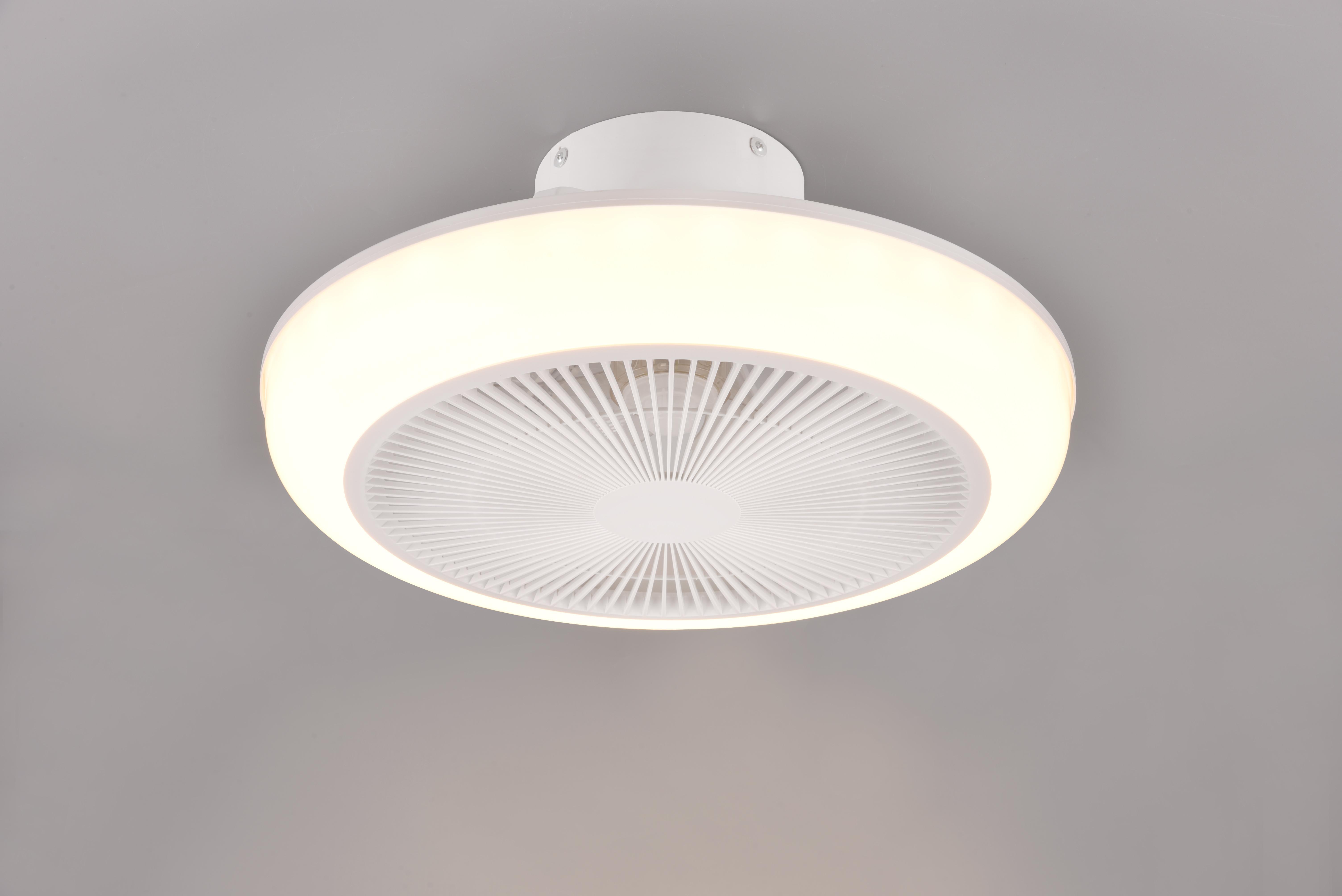 Ventilatore a plafoniera Trio Lighting Mjolby con effetto cielo stellato dimmerabiile - R67272101 01
