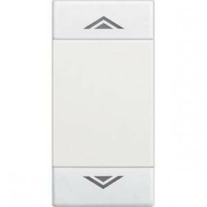 Livinglight copritasto illuminabile su giu 1 modulo colore bianco  n4911ahn