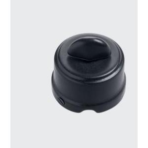 Pulsante rotativo  simplex 1p 10a nero opaco - sx120.n