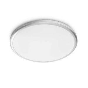 Consumer plafoniera tonda da interno twirly 12w luce calda colore grigio 318148716 31814/87/16