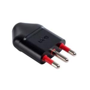 Spina mobile  materiale elettrico emilia specialist 2p+t 16a nero - rs9702n