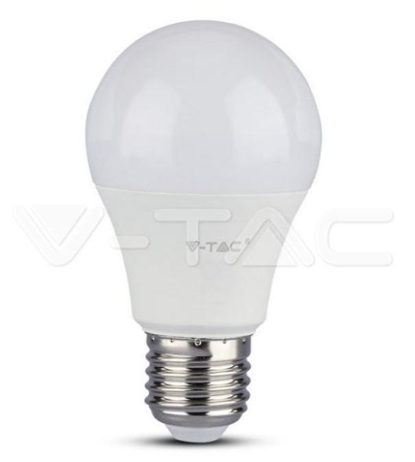 Lampadina led A58 V-tac chip Samsung E27 9W 6400K VT-210 - 230 -  21230 01