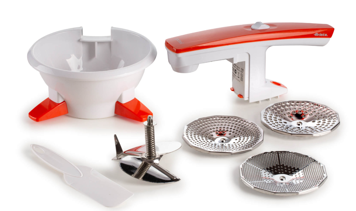 Passaverdure Elettrico Ariete con 3 Dischi in Acciaio Inox - 261 02