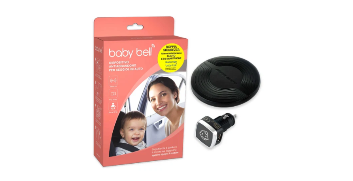dispositivo antiabbandono baby bell per seggiolini auto kit con sensore e display kit dispositivo antiabbandono baby bell per seggiolino auto con sensore a tappetino e display accendisigari