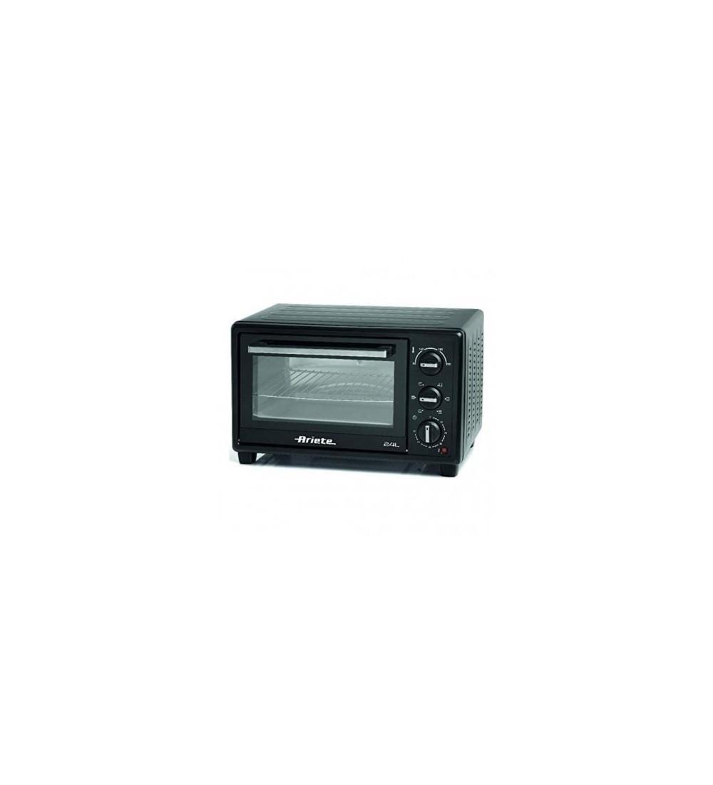 forno elettrico ventilato ariete 24 litri con timer vista frontale forno elettrico ventilato ariete 24 litri vista frontale con manopole