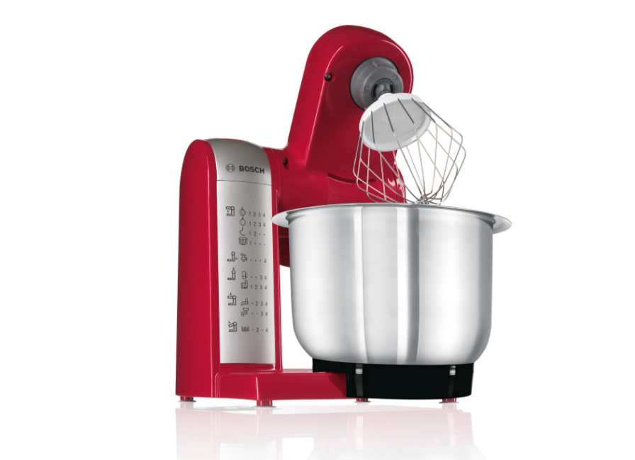 bosch impastatore bosch 600w 4 velocità, ciotola 3.9l - mum48r1 - foto 1