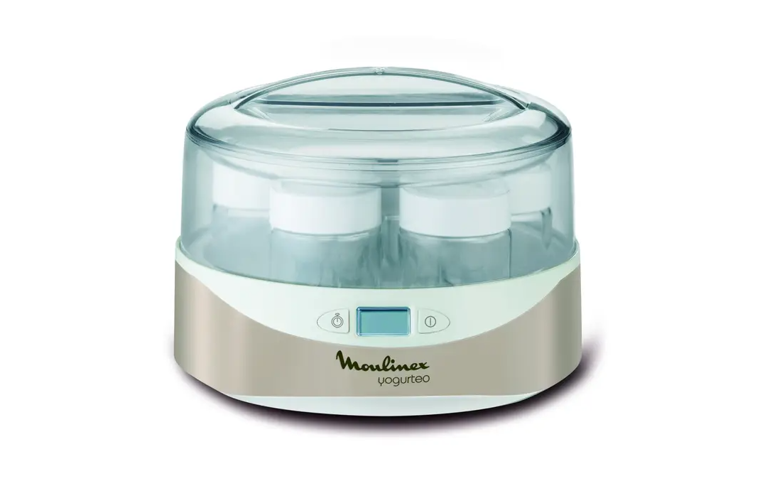  Yogurtiera Elettrica Moulinex con 7 Vasetti in Vetro da 160 ml - YG231E 01