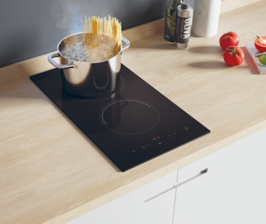 Piano Cottura Candy a Induzione 2 Zone Nero in Vetroceramica 288x520 mm -  CID30G3  01