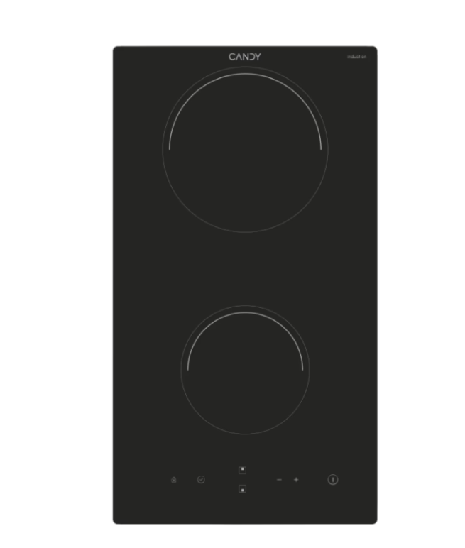 Piano Cottura Candy a Induzione 2 Zone Nero in Vetroceramica 288x520 mm -  CID30G3  03
