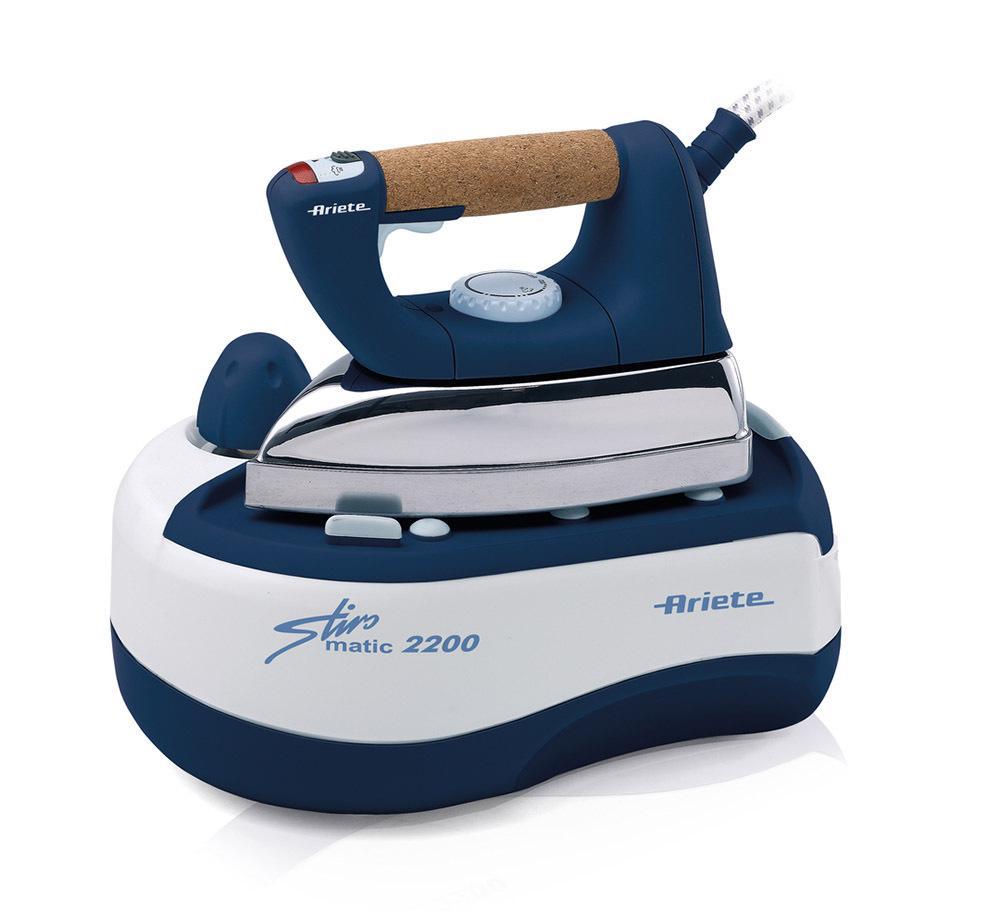 ariete ariete 6257 stiromatic 2200 – ferro a caldaia domestico con vapore verticale e piastra in alluminio - foto 1