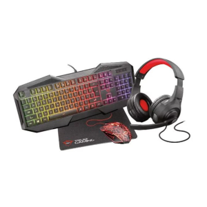 Kit completo  tastiera, mouse, cuffie e tappetino per pc e gaming - 24234