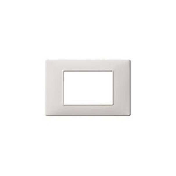 vimar vimar plana placca 3 moduli tecnopolimero colore bianco 14653.01 - foto 3
