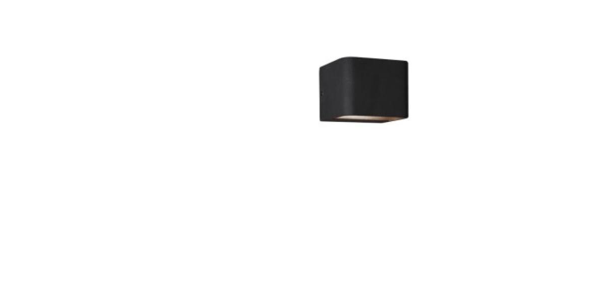 Lampada da parete led Trio Lighting Melvin 4.3W 3000K nero opaco - 223910132 01