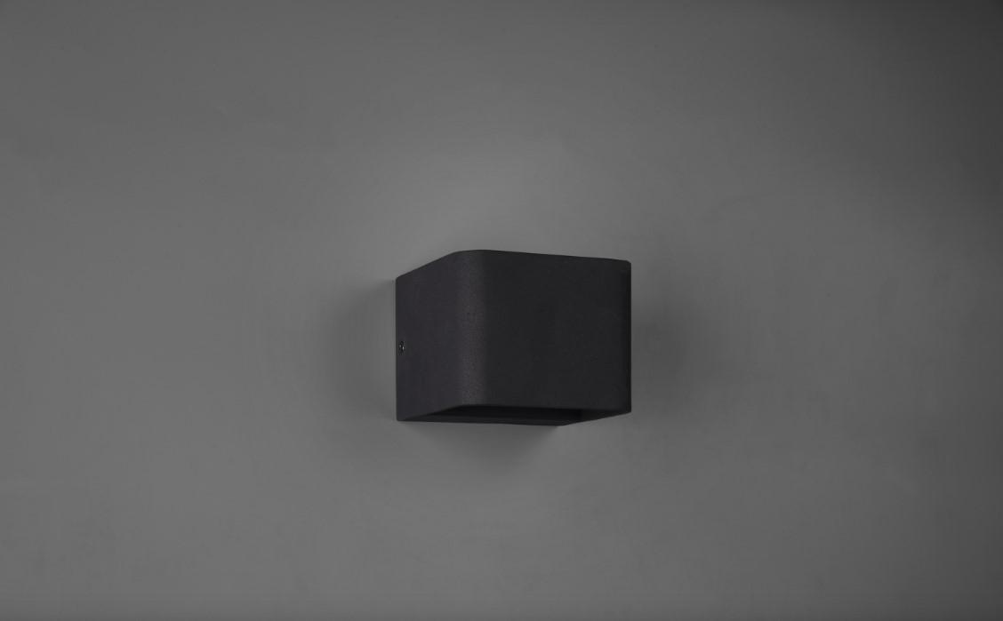 Lampada da parete led Trio Lighting Melvin 4.3W 3000K nero opaco - 223910132 02