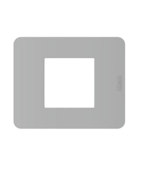 Placca Bticino MatixGo 2 moduli grigio - JA4802JG 01