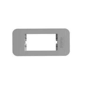 Placca  matixgo 1 modulo profilato grigio - ja4811m1jg