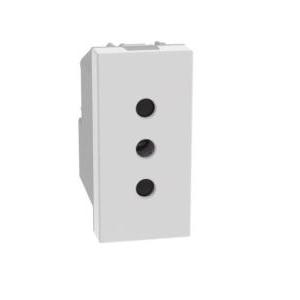 Presa standard itaia  matixgo 2p+t 10a 1 modulo bianco - jw4113