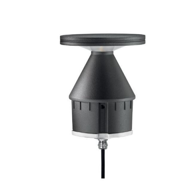 Testapalo led Goccia Illuminazione T-Lux Olie diametro 150mm 12,5W 3000K IP65 antracite - 5553AN3K 01