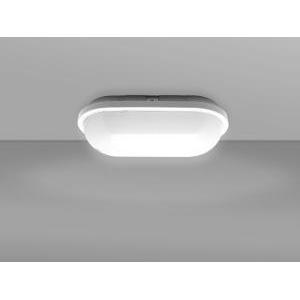 Plafoniera ovale nobile ip65 20w luce calda 3000k - plo27/3k