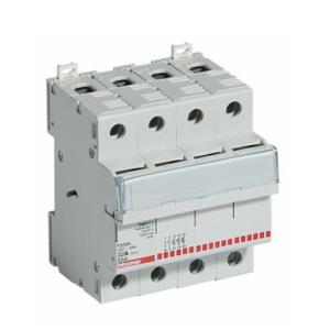 Portafusibile sezionatore  btdin 3p+n 500vac 32a - f323n