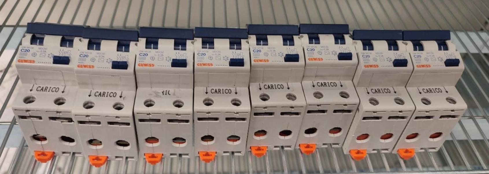 Interruttore magnetotermico differenziale Gewiss 2P 20A tipo AC curva C - GW94138 04