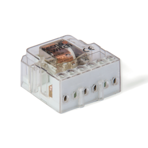 Relè meccanico ad impulsi  10a 24vac 4 pulsanti - re024in