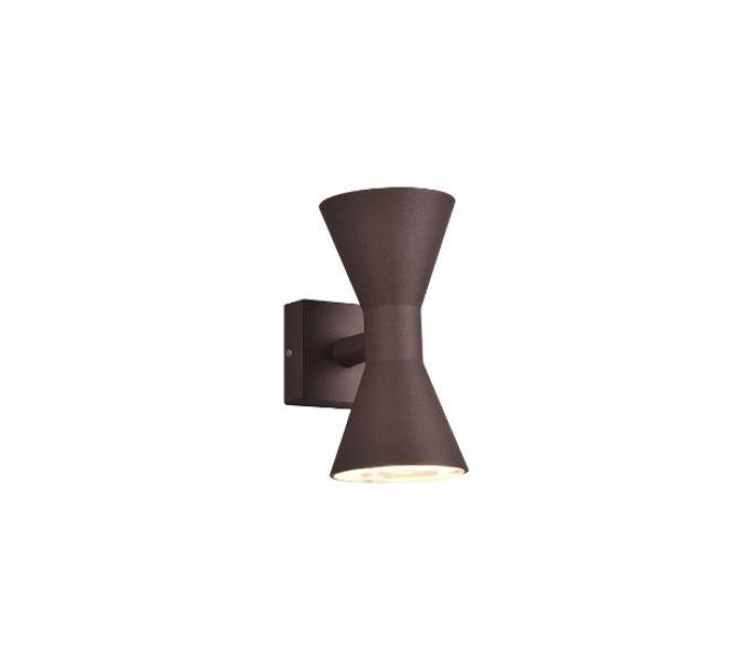 Applique Trio Lighting Ardas 2xGU10 IP44 biemissione ruggine - 212560224 01